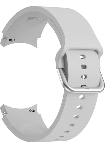 Samsung Galaxy Watch4 40MM Gri Için Silikon Kayış (Yurt Dışından)