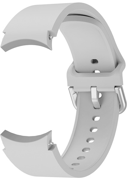 Samsung Galaxy Watch4 40MM Gri Için Silikon Kayış (Yurt Dışından)