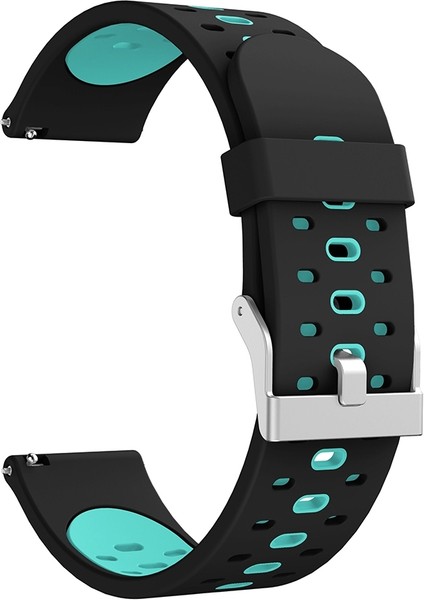 Samsung Galaxy Watch 3 45MM Siyah Nane Yeşili Için Silikon Kordonlu Saat (Yurt Dışından)