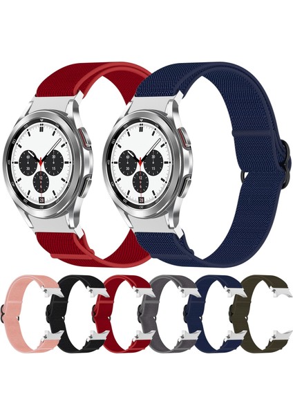 Naylon Watch Band Samsung Galaxy Watch 4 Için Clic 42MM Samsung Galaxy Watch 4 Classic Için 42MM Mavi (Yurt Dışından) fırsatları