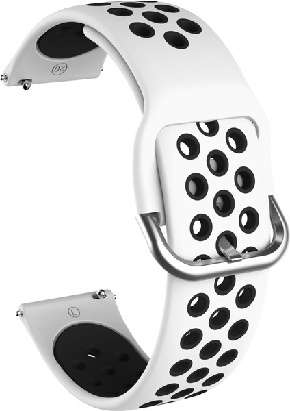 Samsung Galaxy Watch Active2 44MM Kordonlu Saat Beyaz+Siyah Için (Yurt Dışından)