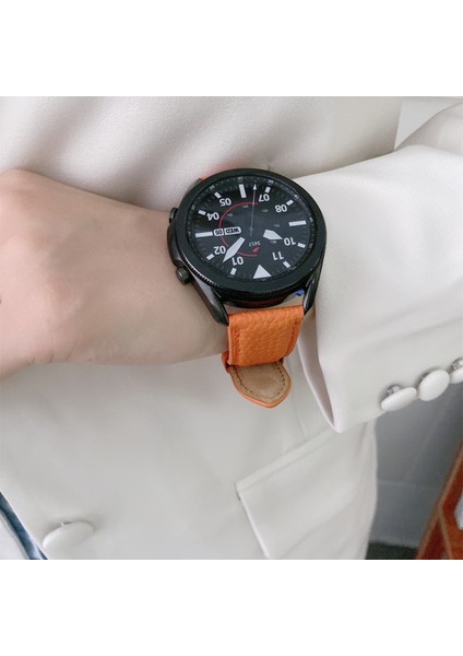 Samsung Galaxy Watch Active2 40MM Yeşil Için Deri Kordonlu Saat (Yurt Dışından)