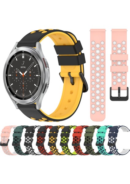 Samsung Galaxy Watch4 Clic 46MM Ordu Yeşili + Siyah Için Silikon Saat Bandı (Yurt Dışından) fırsatları