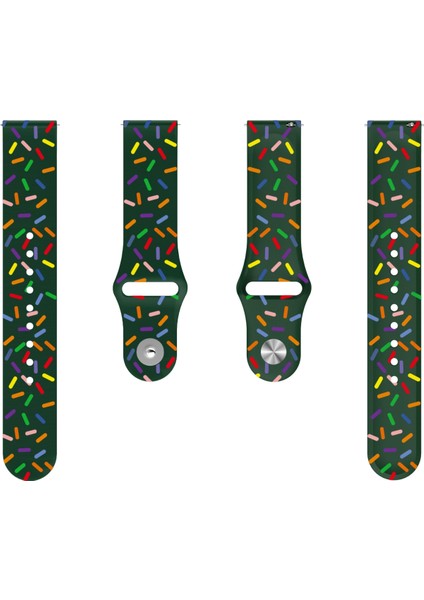Samsung Galaxy Watch 6/6 Klasik Yeşil Için Silikon Watch Band (Yurt Dışından)