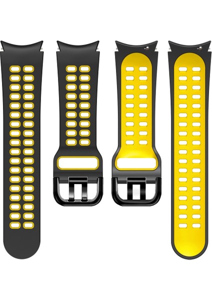Samsung Galaxy Watch 5 40MM Siyah Sarı Için Silikon Watch Band (Yurt Dışından) fırsatları