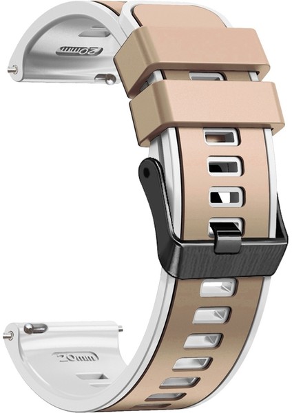 Samsung Galaxy Watch 5 Pro 45MM Haki Beyaz Için Silikon Watch Band (Yurt Dışından) modelleri