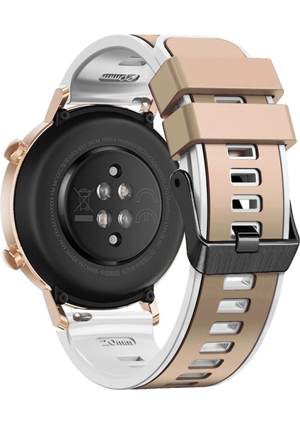 Samsung Galaxy Watch 5 Pro 45MM Haki Beyaz Için Silikon Watch Band (Yurt Dışından) fırsatları