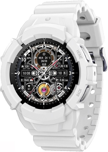 Samsung Galaxy Watch5 44MM Beyaz Için Silikon Saat Bandı (Yurt Dışından)