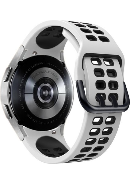 Samsung Galaxy Watch 5 Pro 45MM Beyaz Siyah Için Silikon Watch Band (Yurt Dışından) fiyatları