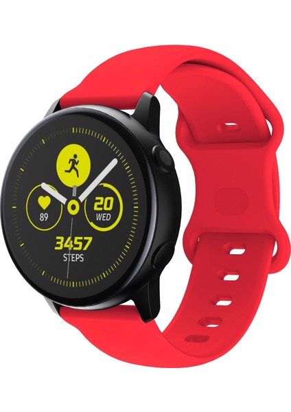 Kordonlu Saat 20MM Samsung Galaxy Watch Active 3 41MM Kırmızı (Yurt Dışından) modelleri
