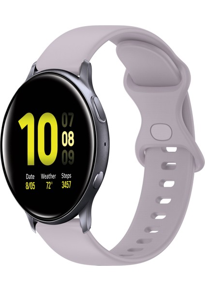 Samsung Galaxy Watch Active 2 Lavanta Moru Için Silikon Watch Band (Yurt Dışından)