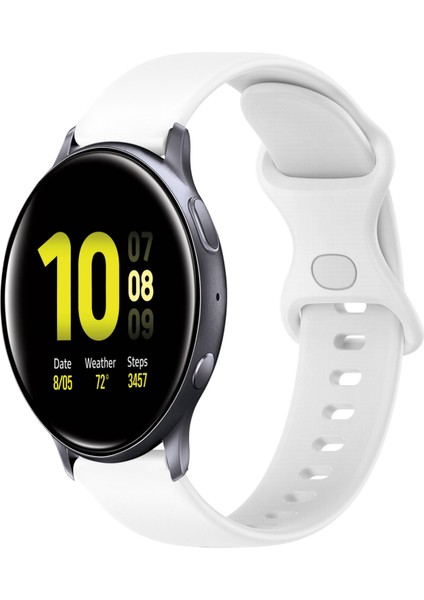 Samsung Galaxy Watch Active 2 Beyaz Için Silikon Watch Band (Yurt Dışından)