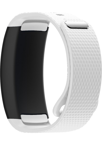 Samsung Gear Fit2 SM-R360 Için Silikon Saat Bandı, Bilek Kayışı Boyutu: 126-175MM Beyaz (Yurt Dışından) fiyatları