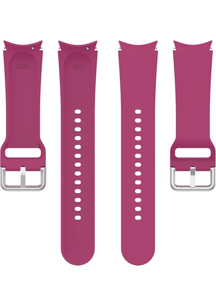 Samsung Galaxy Watch 5 44MM Şarap Kırmızısı Için Silikon Watch Band (Yurt Dışından) fiyatları