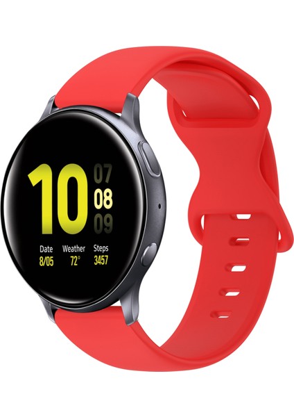 Samsung Galaxy Watch Active 2 Kırmızı Için Silikon Watch Band (Yurt Dışından)