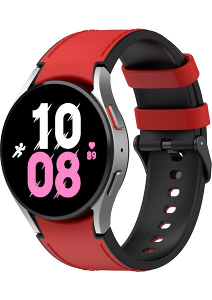 Samsung Galaxy Watch5 44MM / 40MM Kırmızı Için Watch Band (Yurt Dışından)
