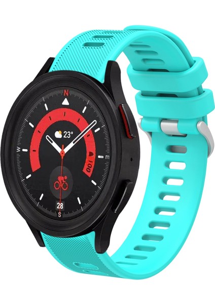 Samsung Galaxy Watch5 44MM Su Ördeği Için Silikon Watch Band (Yurt Dışından)