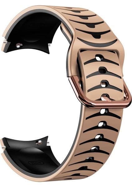 Samsung Galaxy Watch 5 Pro 45MM Haki + Siyah Için Silikon Watch Band (Yurt Dışından) fiyatları