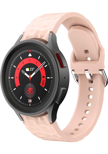 Samsung Galaxy Watch 5 / Watch 5 Pro Pembe Için Silikon Watch Band (Yurt Dışından)