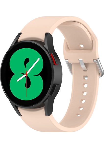 Samsung Galaxy Watch 5 44MM Açık Pembe Için Silikon Watch Band (Yurt Dışından)