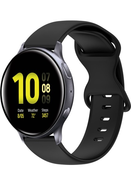 Samsung Galaxy Watch Active 2 Siyah Için Silikon Watch Band (Yurt Dışından)