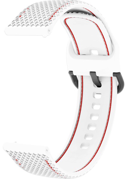 20MM Samsung Galaxy Watch Active 2 Silikon Kordonlu Saat Beyaz (Yurt Dışından) fiyatları