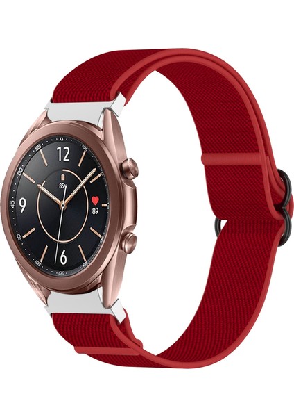 Samsung Galaxy Watch 3 41MM Kırmızı Için Naylon Watch Band (Yurt Dışından)