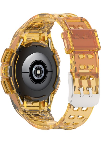 Samsung Galaxy Watch4 Classic Için Silikon Saat Bandı 46MM Şeffaf Turuncu (Yurt Dışından) fırsatları