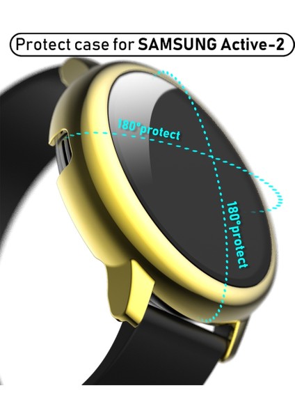 Samsung Galaxy Watch Active 2 44MM Altın Için Gl Filmli Kılıf (Yurt Dışından) fırsatları