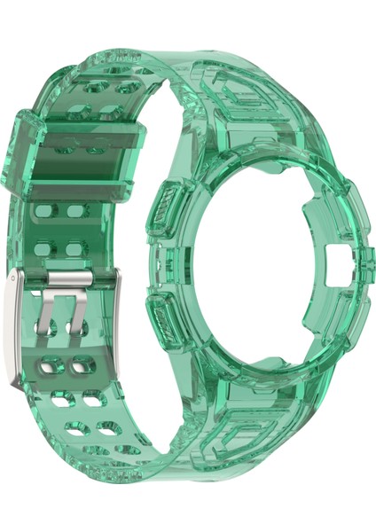 Samsung Galaxy Watch4 Classic Için Silikon Saat Bandı 46MM Şeffaf Yeşil (Yurt Dışından) fiyatları