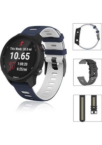 Samsung Galaxy Watch 6 Classic Için Silikon Kayış 47MM Beyaz+Siyah (Yurt Dışından) fırsatları