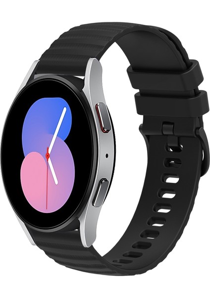 Samsung Galaxy Watch 42MM Siyah Için Silikon Kayış (Yurt Dışından)