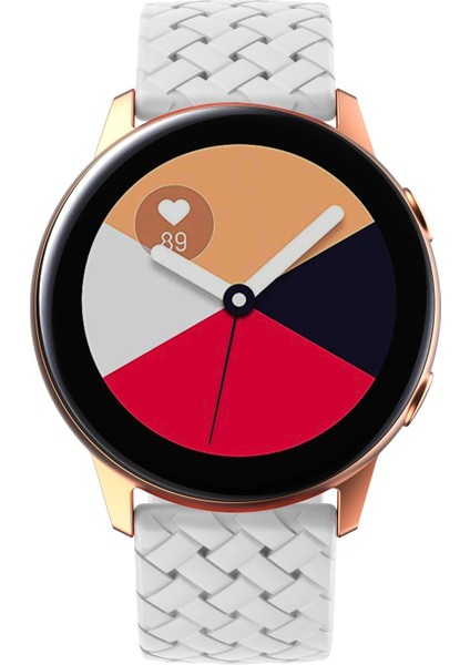 Samsung Galaxy Watch4 40/44MM Beyaz Için Silikon Kayış (Yurt Dışından) fırsatları