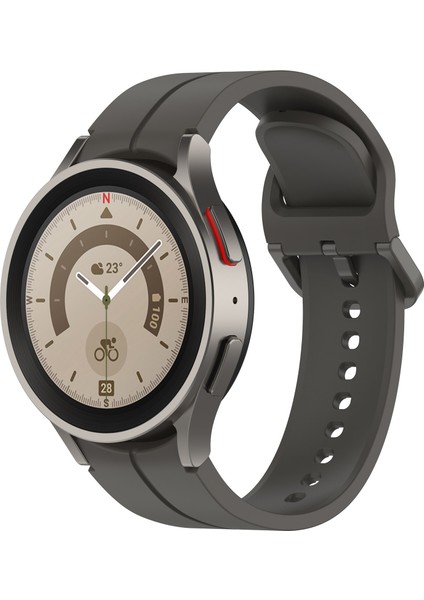 Samsung Galaxy Watch 6/6 Klasik Koyu Gri Için Silikon Watch Band (Yurt Dışından)