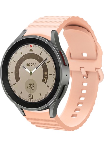 Samsung Galaxy Watch 4 Pembe Için Silikon Watch Band (Yurt Dışından)