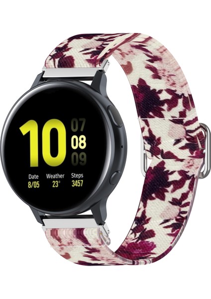 20MM Samsung Galaxy Watch Active2 / Active Watch Band Şakayık Için (Yurt Dışından) modelleri