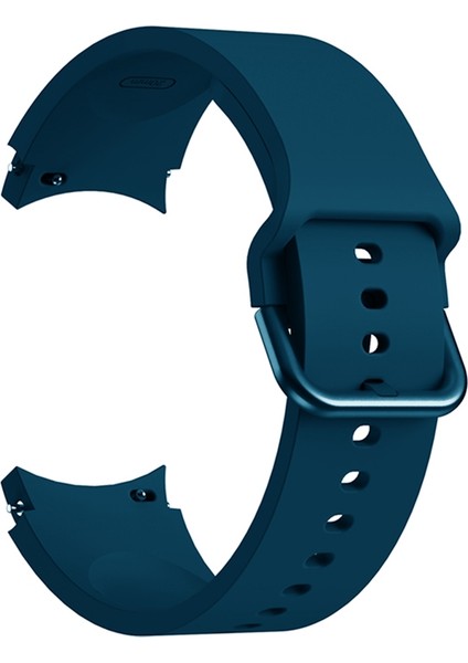 Samsung Galaxy Watch4 Classic Için Silikon Kayış 46MM Koyu Mavi (Yurt Dışından)