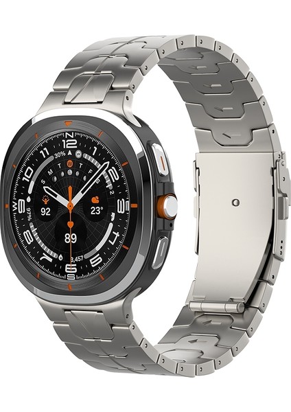 Samsung Galaxy Watch Ultra 47MM Titanyum Rengi Için Saf Titanyum Kayış (Yurt Dışından)