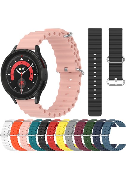 Samsung Galaxy Watch 5 Pro 45MM Kırmızı Için Silikon Watch Band (Yurt Dışından) fırsatları