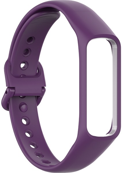 Samsung Galaxy Fit 2 Silikon Kordonlu Saat Mor (Yurt Dışından)