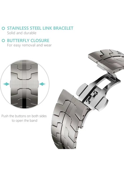 Samsung Galaxy Watch Ultra 47MM Titanyum Için Titanyum Alaşımlı Kayış (Yurt Dışından) modelleri