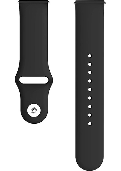 Samsung Galaxy Watch Active 20MM Siyah Için Tek Renkli Silikon Watch Band (Yurt Dışından) modelleri