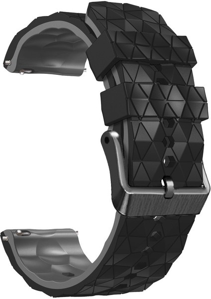 Samsung Gear S3 Frontier Siyah+Gri Için Silikon Kayış (Yurt Dışından) fiyatları