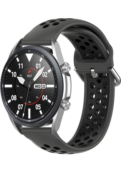 Galaxy Watch 3 45MM Kömür Siyahı Için Kayış (Yurt Dışından)
