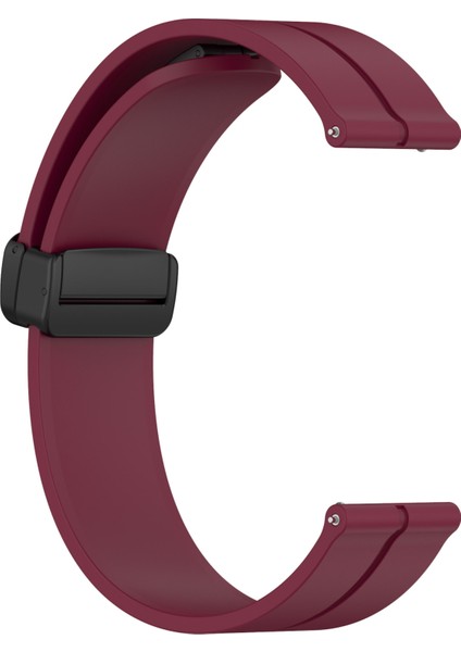 Samsung Galaxy Watch 5 Pro 45MM Şarap Kırmızısı Için Silikon Watch Band (Yurt Dışından) fiyatları