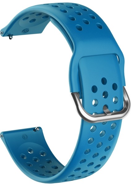 20MM Huami Amazfit Gts/samsung Galaxy Izle Aktif 2/huawei Izle Gt2 42MM Iç Toka Nefes Alabilen Saat Kayışı Gök Mavisi (Yurt Dışından)