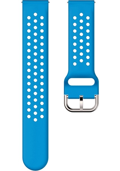 20MM Huami Amazfit Gts/samsung Galaxy Izle Aktif 2/huawei Izle Gt2 42MM Iç Toka Nefes Alabilen Saat Kayışı Gök Mavisi (Yurt Dışından) modelleri