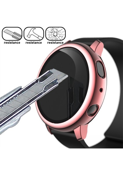 Samsung Galaxy Watch Active 2 40MM Pembe Için Gl Filmli Kılıf (Yurt Dışından)