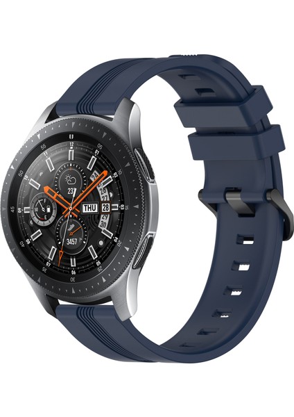 Samsung Galaxy Watch 46MM Lacivert Için Silikon Watch Band (Yurt Dışından)