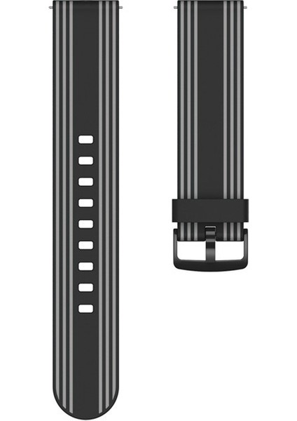 20MM D Silikon Kayış Siyah Gary (Yurt Dışından) fiyatları